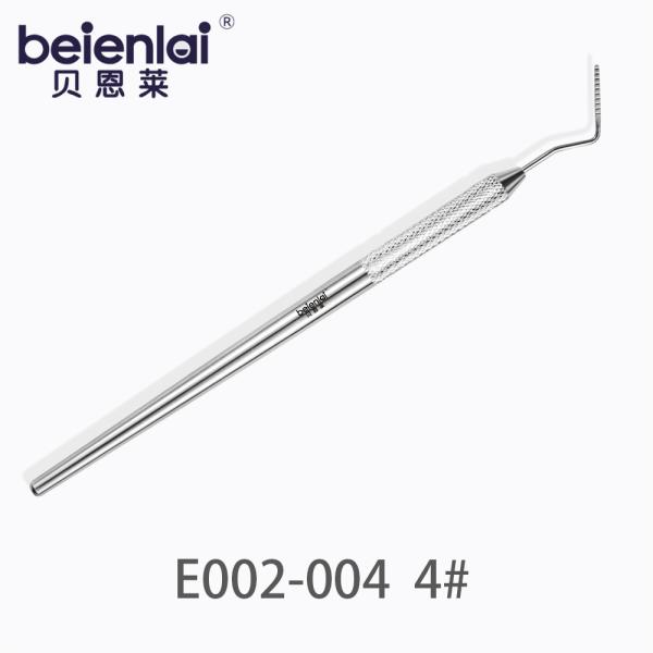 Benlai Periodontal Probe E002-004 SXD 4#, Single End φ5.5 Solid Round Handle with Flat Markings 1-2-3-5-7-8-9-10